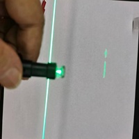 Nouveau module de rotation laser circulaire vert Ismartlaser à 360 degrés avec miroir conique, 520 nm, 1 mW, nivellement vertical haute précision, 7 V