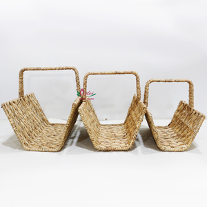 Artex Dong Thap Boîte de rangement en jonc de mer écologique faite à la main Panier décoratif en jacinthe d'eau de l'usine - Product Image 2