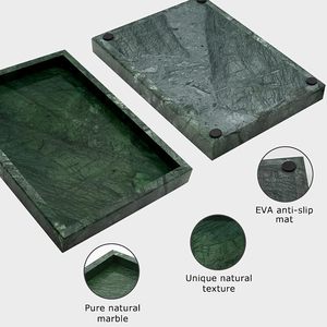 Budget Friendly Marble Decorative <b>Tray</b> for Candles, <b>Perfumes</b>, Jewelry and Luxury Home Table Decoration By AALIYAN IMPEX - Product Image 4