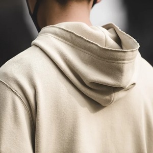 Sudadera con Capucha para Hombre, Corte Regular, Algodón French Terry, Color Sólido, Bolsillo Frontal, Estilo Casual, Otoño 2027 - Product Image 3