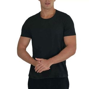 Camisetas de hombre al por mayor, con logotipo personalizado, de fabricantes premium, de media manga, tela suave, estilo urbano, transpirables. - Product Image 3