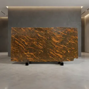 Factory Price Marqino Gold Granite Slab High Quality Natural <b>Stone</b> Smooth Finish for Construction Decoration Flooring Countertop - Product Image 1