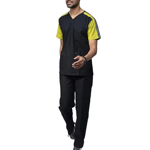 Uniformes Médicos Personalizados al por Mayor para Hombre, Conjuntos de Uniformes de Trabajo con Cuello en V y Manga Corta para Hospitales, Uniformes Médicos para Doctores y Enfermeros - Product Image 5