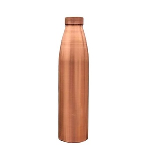 Unique Style Large Size Pure <b>Copper</b> Water <b>Bottle</b> Leak Proof <b>Drink</b> Ware Water <b>Bottle</b> for Home School and Office Usage - Product Image 1