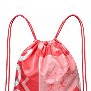 Sublimation <b>Drawstring</b> Bag Double String Gym Backpack Sports Backpack For Men Women Girls Boys - Product Image 5
