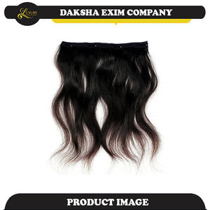 Premium Indian Remy Raw Temple Cabello humano Trama Económico Blanqueado Sedoso Onda recta Estilo Extensiones Color claro - Product Image 6