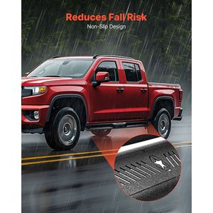 2015-2025 Chevy Colorado/GMC equipaggio cabina in acciaio al carbonio pedane 6 pollici gradini laterali antiscivolo superficie cava resistente alla ruggine - Product Image 6