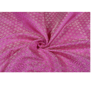 Tela Brocada Floral Elegante de Poliéster para Vestidos de Diseñador, Trajes Étnicos y Proyectos Decorativos - Product Image 1