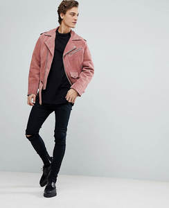 แจ็กเก็ตหนังแกะหนังนิ่มระบายอากาศ - Product Image 3