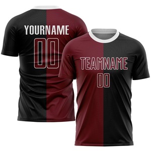 Ensemble de maillots de football personnalisés sublimés, demi-tenue bicolore violet-gris, uniforme de football avec impression de nom et numéro, tenue d'équipe - Product Image 5