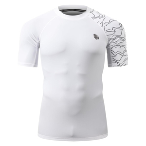 Camiseta de Compresión Deportiva Transpirable de Manga Corta para Hombre, de Alta Calidad, Proveedor Profesional - Product Image 1