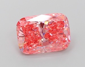 Diamant rose vif fantaisie modifié taille coussin de 2,37 carats, cultivé en laboratoire IGI, clarté VVS2, excellente taille et polissage, pierre précieuse de luxe pour bijoux - Product Image 1