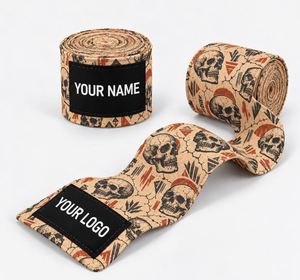 HOMIZON ENTERPRISES HE-HB-1 OEM ODM Bandages de boxe personnalisés écologiques élastiques MMA 2 pièces Tailles et couleurs personnalisées Logo CE - Product Image 1