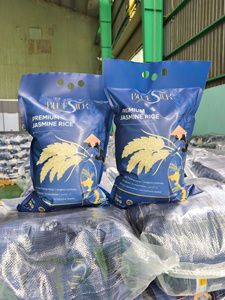 [Precio de Fábrica] Arroz Jazmín Premium Bluesilk 5% Grano Partido 5KG Arroz Blanco de Grano Largo Seco OEM Venta al por Mayor a Granel PP BOPP - Product Image 6
