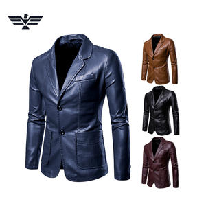 EMPIRE TREND WEARS <b>Men's</b> Black PU Leather Slim Fit Turn-down Collar Waterproof Motorcycle <b>Jacket</b> <b>Smart</b> Casual Winter Wear - Product Image 4