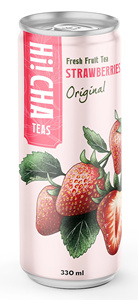 Boisson glacée aux fruits frais à la fraise 330 ml, saveur originale, emballage rose, prête à boire, pour supermarchés - Product Image 5