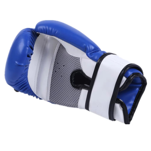 Nouveaux gants de boxe unisexes ultra légers à demi-doigts en cuir véritable, personnalisables pour l'entraînement aux arts martiaux - Product Image 5