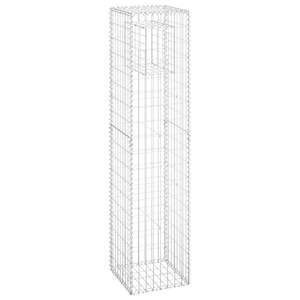 Poteau de gabion 40x40x180 cm en fer pour clôtures, treillis et portails - Product Image 2