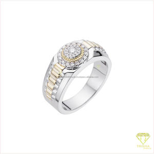 Anillo de lujo para mujer de plata 925 con diamante cultivado en laboratorio y elegante acabado de diseñador para compradores mayoristas de joyería. - Product Image 3