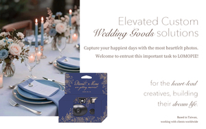 LOMOPIE Appareils photo jetables personnalisés pour mariage, à usage unique, 35 mm, à mise au point fixe, sans flash, en ABS, manuels, cadeau promotionnel - Product Image 3