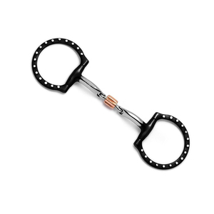 Mors de cheval en acier inoxydable finition miroir cuivré pour adultes, mors de dressage pour l'entraînement et la compétition - Product Image 2