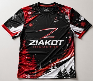 เสื้อยืด ZIAKOT รุ่นใหม่ ลายกราฟฟิตีสีขาว-ม่วง แบบ 3 มิติ สำหรับผู้ชาย ออกแบบเองได้ - Product Image 4