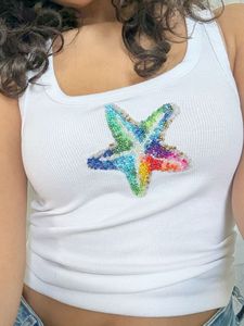 Camiseta de Algodón Hecha a Mano con Diseño de Velero con Cuentas y Detalle de Collar con Ancla - Product Image 5