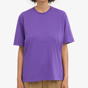<b>Loose</b> Fit Short Sleeve Crew Neck T-<b>Shirt</b> <b>For</b> Ladies Casual Wear Solid Color <b>Women</b> Oversized T <b>Shirts</b> In Low MOQ - Product Image 1