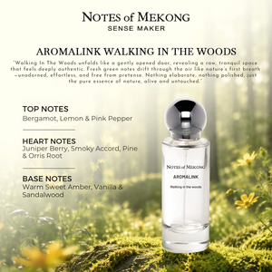 Aromalink Walking in the Woods EDP 50ml Parfum boisé naturel pour femme, longue tenue, spray moderne, écologique - Product Image 3