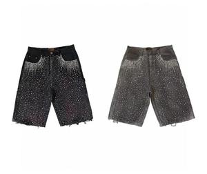 Pantalones Cortos Deportivos con Estampado 3D de Piedra, Pantalones Cortos de Mezclilla Lavada para Fitness, Pantalones Cortos de Jeans Transpirables de Primera Calidad para Hombre - Product Image 2