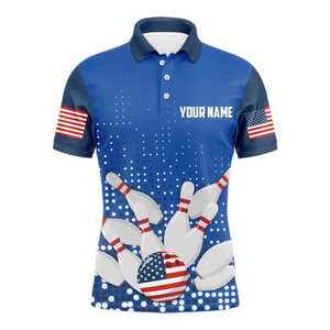 Custom Sublimation Blank <b>Dart</b> Shirts Team Polo Shirts Bowling Shirt for Man - Product Image 5