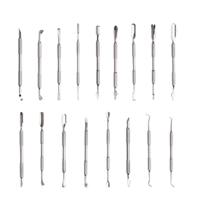 Pousse-cuticules et dissolvant de vernis professionnels en acier inoxydable pour le nettoyage et le retrait du vernis - Product Image 2