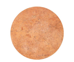Natural Stone Console <b>Table</b> <b>Round</b> Top Pedestal <b>Side</b> <b>Table</b> Marble Accent <b>Table</b> for Entryway Living Room - Product Image 3