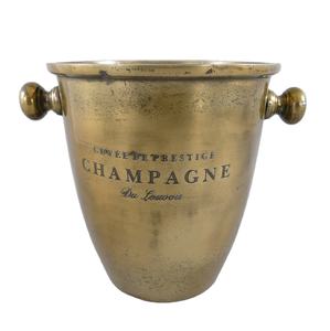 ขวดไวน์น้ำแข็งอลูมิเนียมทรงกลมสำหรับทำความเย็นชามเบียร์น้ำแข็งชามโลหะโบราณที่สวยงามพร้อมด้ามจับหัวกวางเรนเดียร์ - Product Image 2