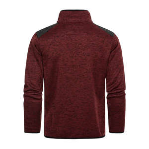 Veste en polaire pour homme, col montant en toile, respirante, personnalisable, haute qualité, fabrication professionnelle - Product Image 6