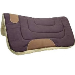 Tapis de selle Western en tissu Diamond Wool/Canvas de qualité supérieure, doublure en polycoton, coque en coton, personnalisable, confortable pour l'équitation - Product Image 5