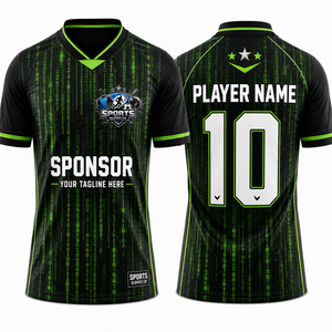 Camiseta de Fútbol Económica con Malla Transpirable, Corte Atlético, Gestión de la Humedad, Uniforme Personalizado para Clubes, Calidad Premium - Product Image 1