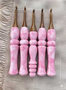 Top Quality Wooden <b>Crochet</b> <b>Hook</b> Smooth Surface Hand Knitting Collection for Yarn Crafts Resin Embellished for Knitting - Product Image 3