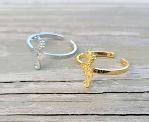 Anillo de Dragón y Caballo de Plata de Ley 925 de Alta Calidad, Chapado en Oro de 22k y Rodio, Joyería Fina Hecha a Mano para Mujer - Product Image 2