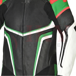 Combinaison de moto unisexe pour homme en cuir véritable, grande taille, certifiée CE, résistante à l'abrasion, coupe-vent, pour l'extérieur - Product Image 5