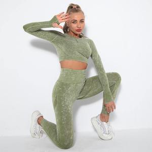 Ensemble de soutien-gorge de sport et leggings pour femmes, vêtements de sport OEM, ensemble de yoga, ensemble de vêtements de sport pour femmes, ensemble de fitness, vêtements de gym - Product Image 3