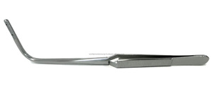 Pinces à pointe croisée courbées Jackson 24 cm en acier inoxydable pour chirurgie générale, réutilisables, instrument manuel - Product Image 4