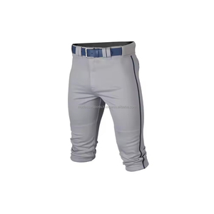 Wholesale Custom Adult Baseball Softball Knickers Pants Plus Size Breathable Quick Dry Anti-Bacterial 100% Polyester Sportswear - Product Image 3