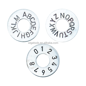 FEN-36 HRC60 Hardened Cr-V Steel DIN1451 Flat Face Stamp Set 1.5mm Industrial Letter Number Engraving - Product Image 2