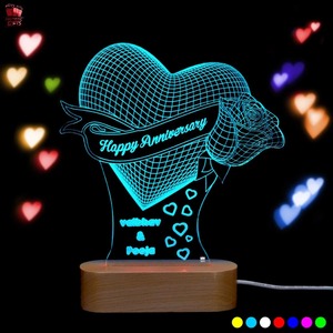 จำหน่ายไฟ LED รูปดอกกุหลาบ 3 มิติ หลายสี สร้างภาพลวงตา โรแมนติก เหมาะสำหรับตกแต่งห้องนอนและบ้าน มีจำหน่ายแล้ว - Product Image 6