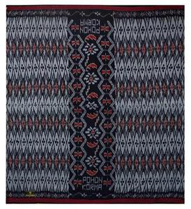 Sarong pour homme Goyor POHON KORMA, tissé à la main en Indonésie, en rayonne respirante, motif uni, élégant - Product Image 6