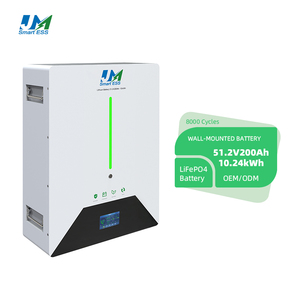 Batterie solaire murale domestique JM Factory, conception personnalisée, pack de batteries 10 kW, 48 V Lifepo4, 51,2 V 200 Ah, Lifepo4 Lithium - Product Image 1