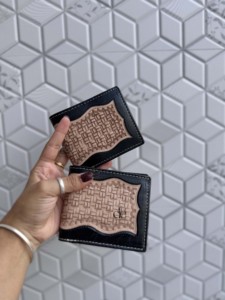 Nueva Cartera de Cuero de Diseño Artesanal para Hombre, Cartera Larga con Cremallera Multiusos, Cartera de Moda con Diseño de Girasol, Regalo - Product Image 1