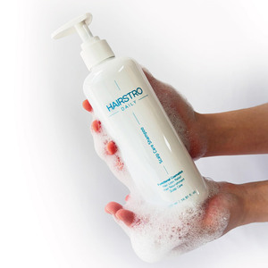 Champú HAIRSTRO para el Cuidado Diario del Cuero Cabelludo 500ml Alivio para la Caída del Cabello Todo Tipo de Cabello Unisex Fabricante de Cosméticos OEM - Product Image 4