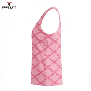 Sublimation Design Gym Clothing Sleeveless Muscle Fitness <b>Running</b> <b>Singlet</b> Quick Dry Breathable Stringer Tank Top - Product Image 2